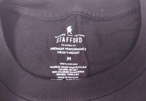 Playera Classic Style Stafford Negro 