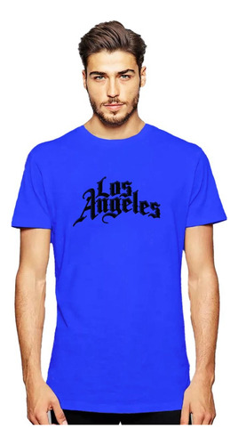 Polera Los Angeles  City  Basketball Fan  Moda Hombre Niño