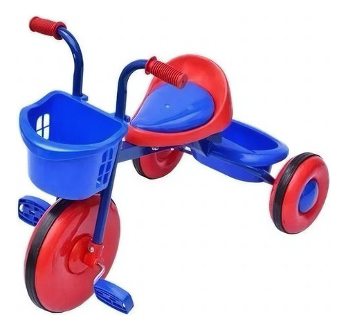 Triciclo Bambino Para Niño Rojo 2 A 5 Años Color Azul/rojo