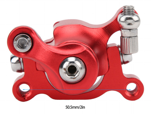 Pinza De Freno De Disco Trasera Roja De 50,5 Mm, Aleación De