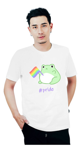Lgbt Orgullo Bandera Flag Pride Rana Frog Playera Unisex