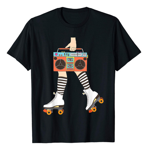 Camiseta De Patinaje Retro Vintage Roller Derby Roller Skate