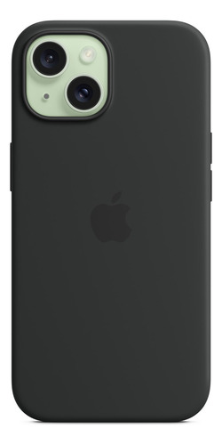 Funda De Silicon Premium Compatible Con Iphone Iphone Negro Iphone 15