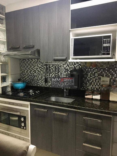 Imagem 14 de 27 de Apartamento Com 2 Dormitórios À Venda, 50 M² Por R$ 265.000,00 - Jardim Modelo - São Paulo/sp - Ap1089