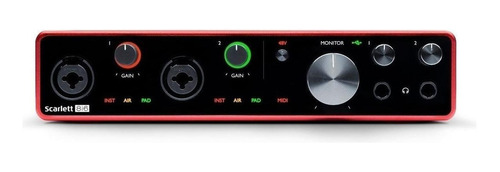 Interface De Audio Focusrite Scarlett 8i6 100v/240v 3.ºra G