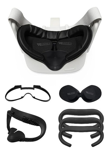 Oculus Quest 2 64gb+bobovrm2pro+base Carga+ Protectores+lent