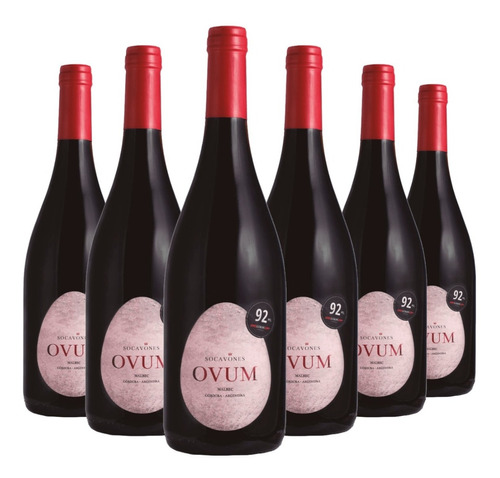 Vino Ovum Socavones Reserva Malbec Caja X 6 X 750ml. 