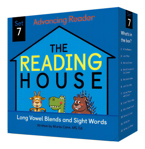The Reading House Set 7: Long Vowel Blends And Sight Words, De The Reading House. Editorial Reading House, Tapa Blanda En Inglés