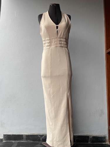 Vestido Usa Marca K2 Talla M Color Beige