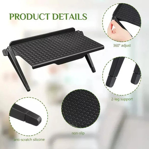 Zh Soporte Plegable For Decodificador Parte Superior Tv