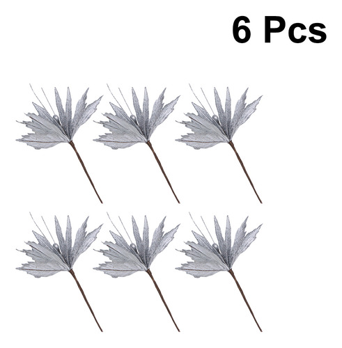 6pcs Christmas Simulation Flower Festival Christmas Tree Pro