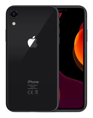 Celular iPhone XR  128gb Negro Apple Reacondicionado (Reacondicionado)