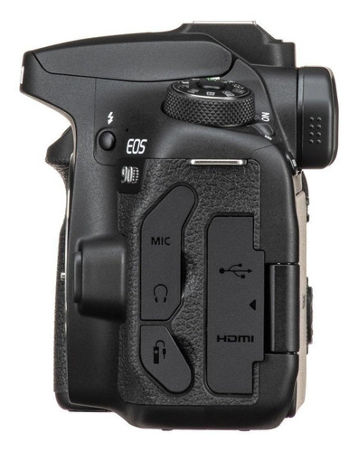 Canon EOS Kit 90D lente 18-135mm DSLR color negro