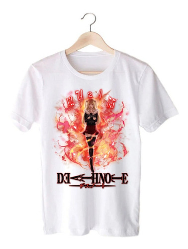 Remera Blanca Death Note Misa Amane - Anime