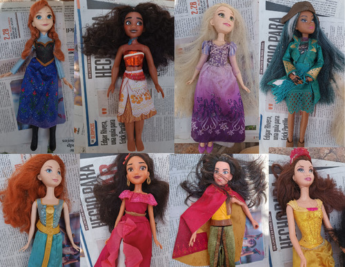 Lote De Princesas Disney (Usado)