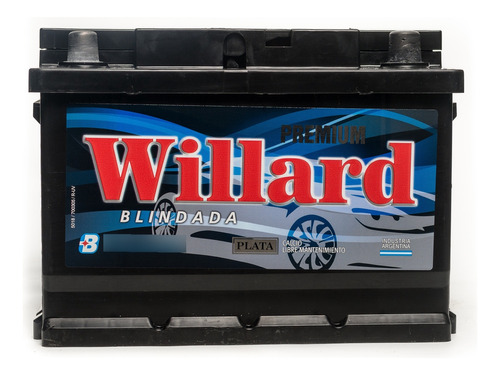 Bateria Willard 12x65. Corsa / Gol / Suran / Cronos / Uno 