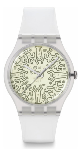 Reloj Swatch Unisex Biocerámico Transparente The Archive