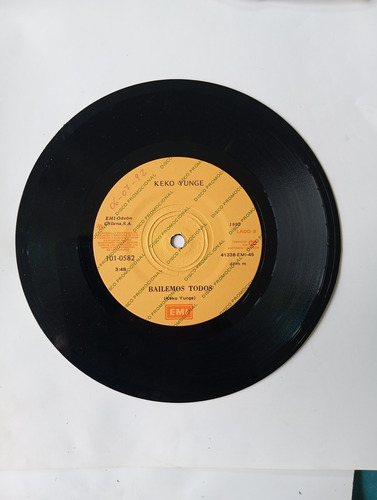 Vinilo Single De Keko Yunge Bailemos Todos ( B145 (Usado)
