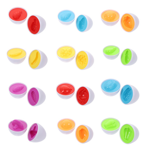 Par De Huevos Inteligentes Con Formas De Colores A Juego, 12