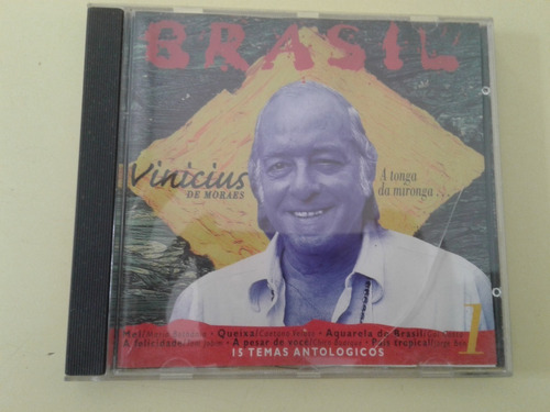 Brasil Vinicius De Moraes 15 Temas Antologicos Cd Original