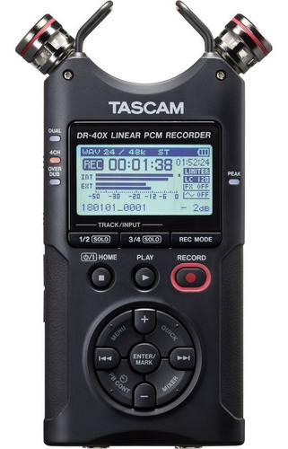 Grabador Portátil Tascam Dr-40x - Interfase Usb