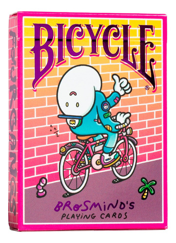 Baraja de cartas de póquer Bicycle Four Gangs Brosminds Premium, idioma rosa