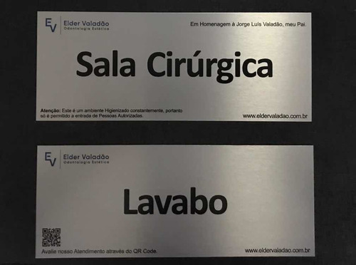 Placas De Identificação