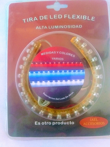 Tira Led Flexible Blanca Decorativa 24 Cms