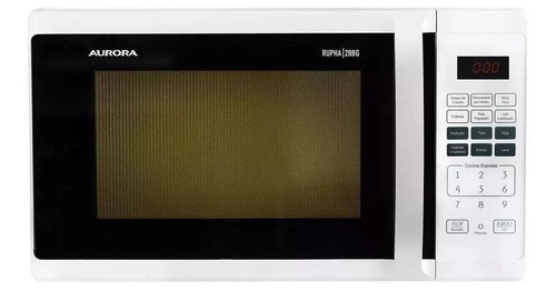 Microondas Grill Aurora Cocina Rupha 28   blanco 28L 220V