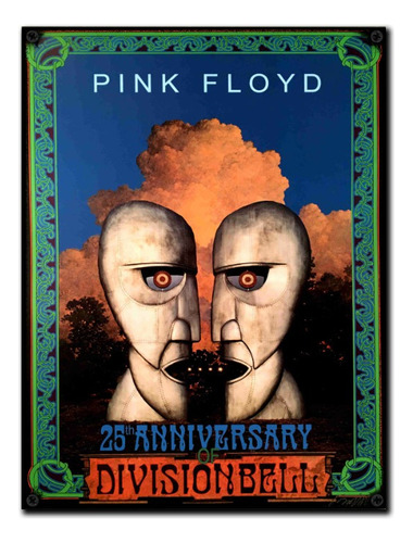 #07 - Cuadro Vintage 30 X 40 / Madera No Chapa Pink Floyd 