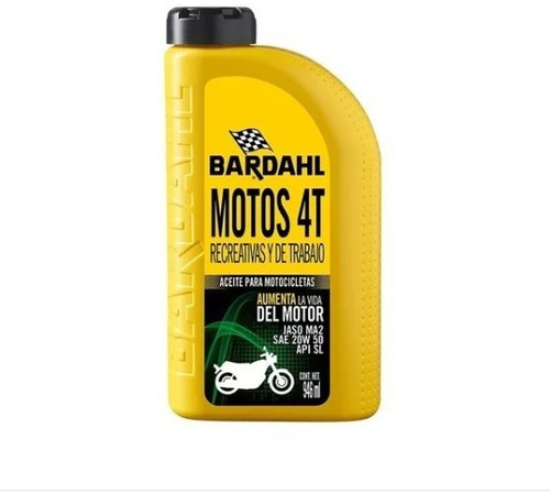 Aceite Multigrado P Motos 4 Tiempos 20w-50 Sn 946 Ml Bardahl