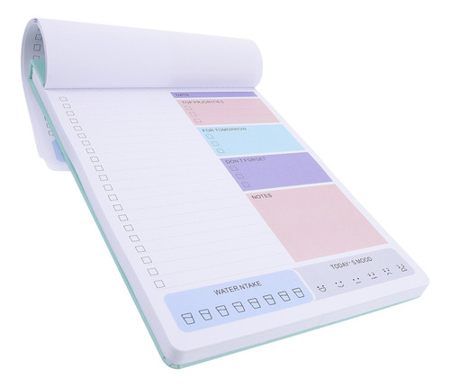 Bloc De Notas De Planificación Diaria Para Notas, Cuaderno D