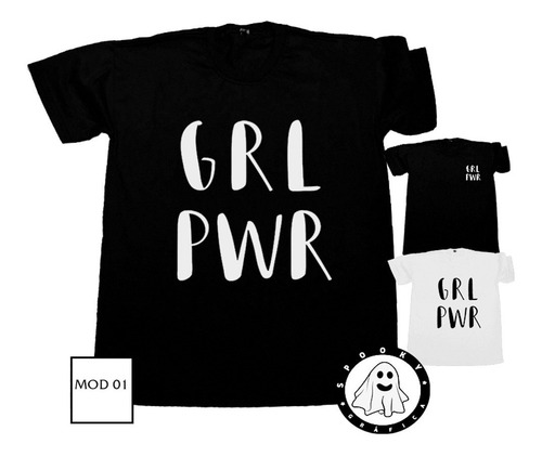 Remeras Girl Power Grl Pwr Feminista Varios Diseños Algodón