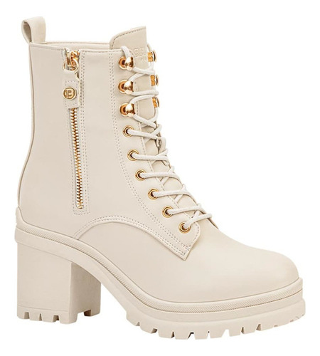 Botas Mujer Tipo Militar Tacon Marca Belinda Peregrin 2252