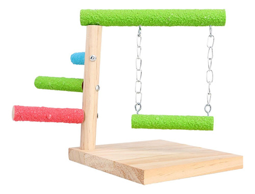 Parrot Playstand Parrot Play Stand Perch Bird Toy Escarchado