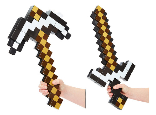Espada De Espuma Y Pico De Diamante Minecraft Niños Juguetes