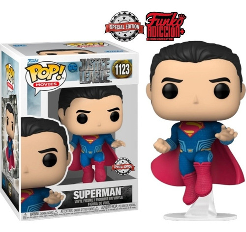 Funko Pop Superman #1123 Exclusivo Dc Justice League