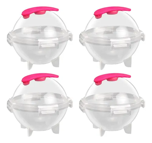 comprar Molde Transparente Para Fazer Bolas De Gelo De 4 Peças
