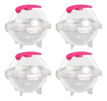 Comprar Molde Transparente Para Fazer Bolas De Gelo De 4 Peças