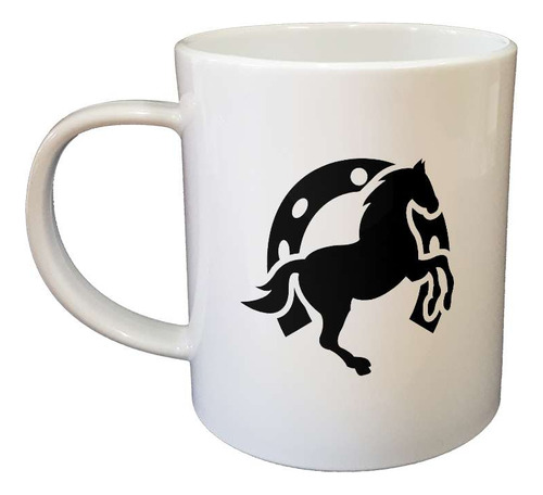 Taza De Plastico Caballo Herradura Simbolo Equino