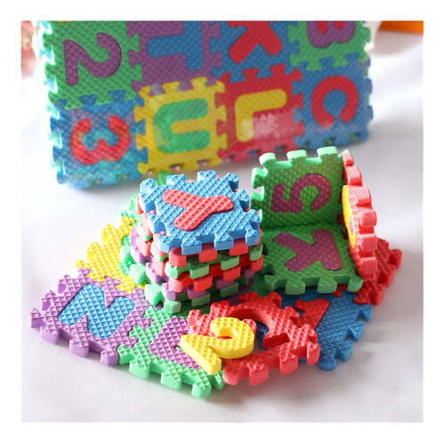 Floor Mat Puzzle Niños Juguetes De Enseñanza Temprana -72pcs