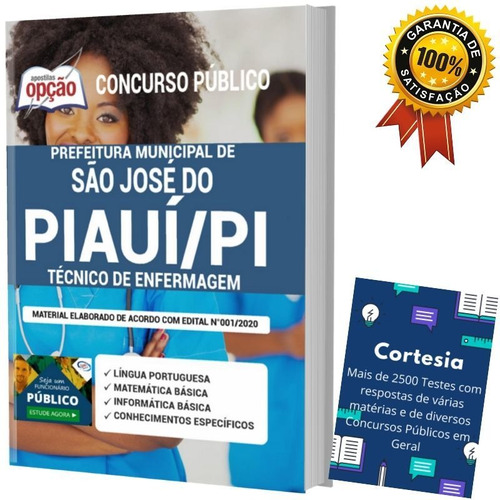 Apostila Concurso São José Do Piauí - Técnico De Enfermagem