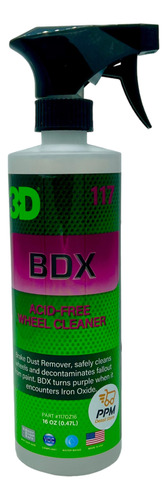 3d Bdx Descontaminador Ferrico Polvo De Frenos 16 Oz Iron