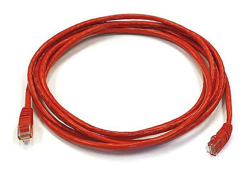 Monoprice Cable De Conexión Ethernet Cat5e - 10 Pies - Rojo