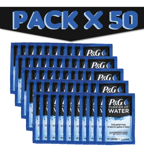 P&g Purificador De Agua Polvo Pack 50