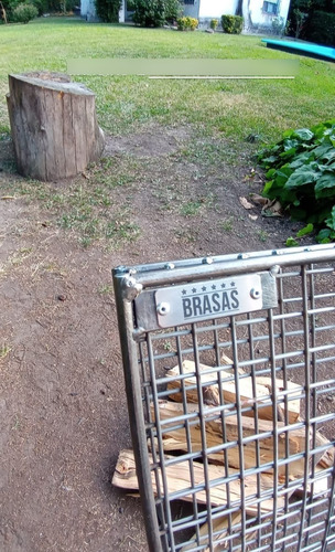 Imagen 6 de 10 de Parrilla Asador Mantera Pinche 35x50 Brasas