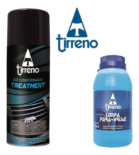 Kit Tirreno Limpa Ar Condicionado + Limpa Parabrisa