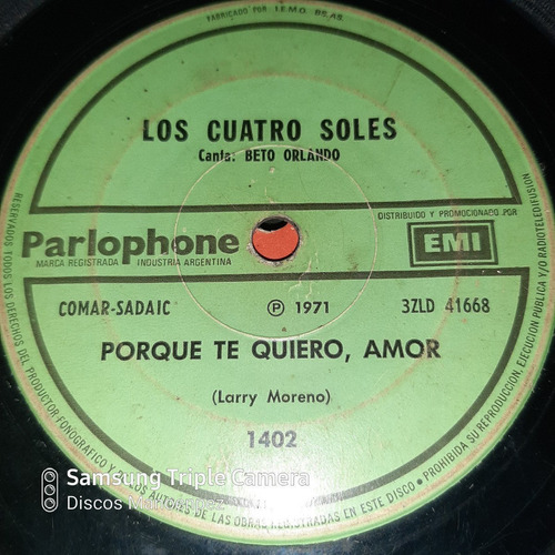 Simple Los Cuatro Soles Beto Orlando Parlophone C20