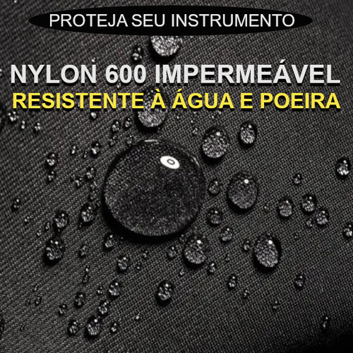 Bag Capa Violão Classico Nylon - Super Luxo Ch200 Alcochoado