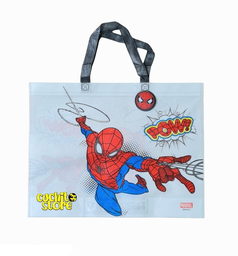 Bolsa Ecologica Spiderman Hombre Araña Marvel 45x34cm